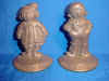Raggedy Ann & Andy Bronze Coated Resin